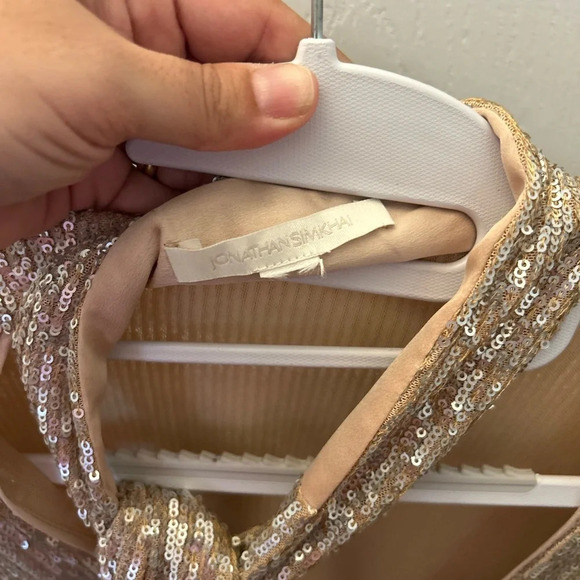 JONATHAN SIMKHAI
Sequin Embellished Tie Neck Bodysuit - Picture 6 of 8